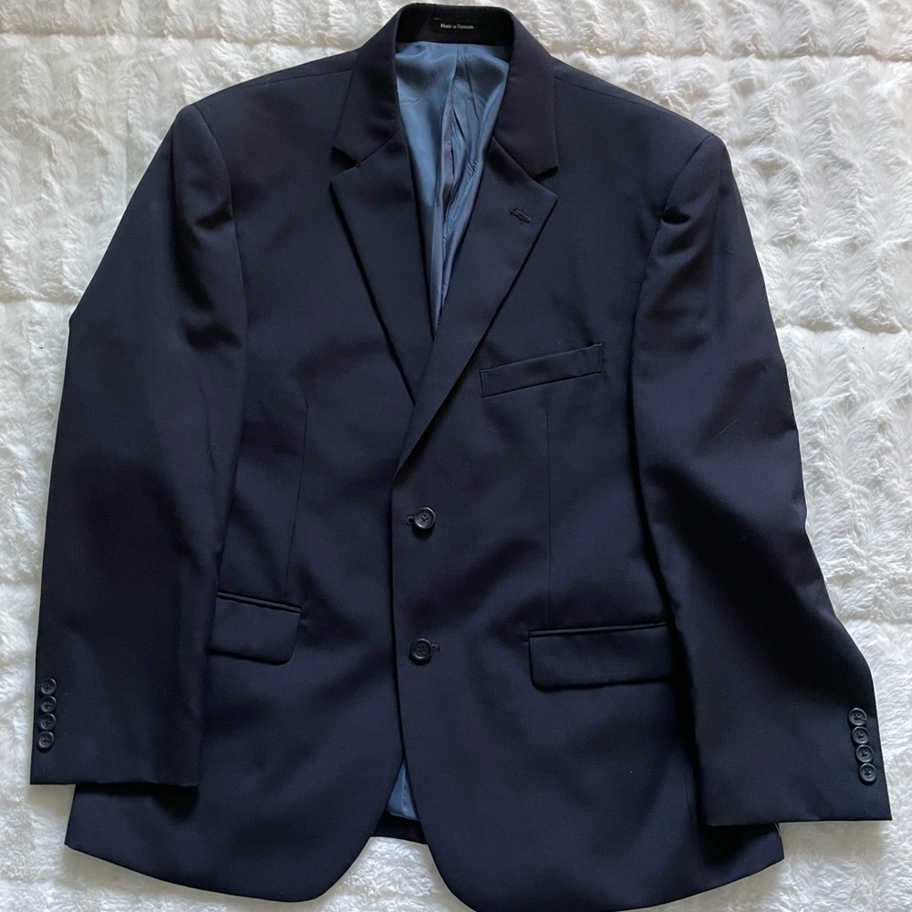 Proto Uomo Navy Suit Jacket and Dress Pants